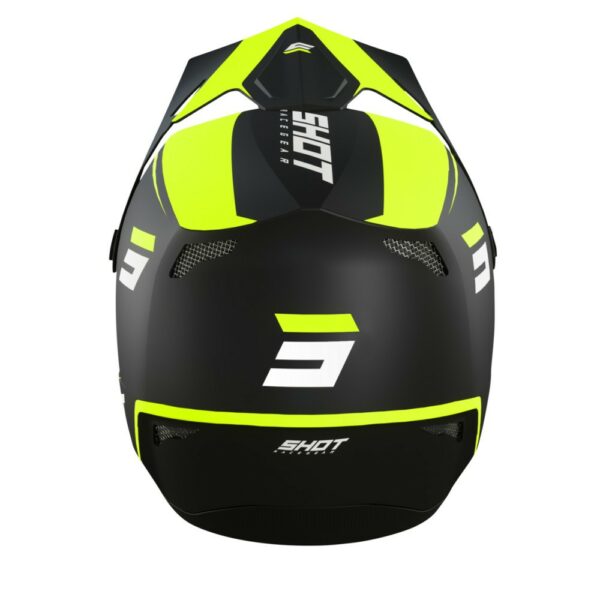 Casque Shot Rogue Kid - United Matt Black/Neon Yellow – Image 2