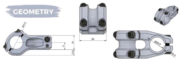 Potence Pride FTL 31.8mm - Noir – Image 4