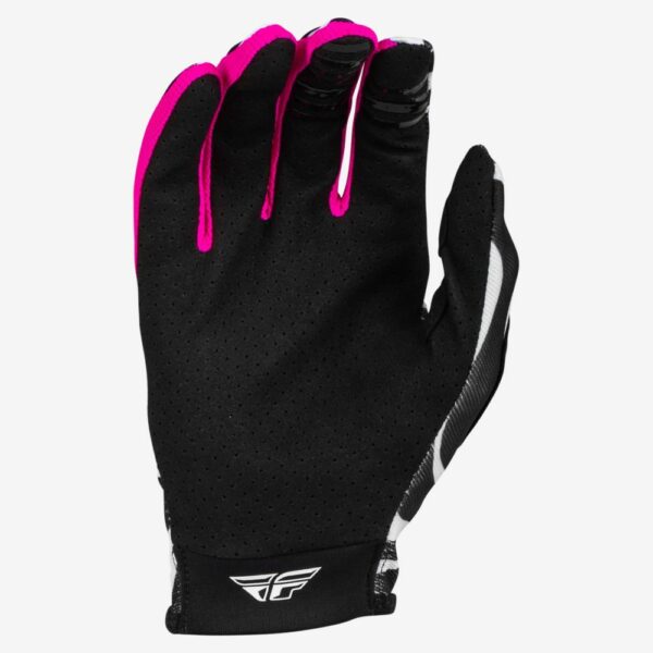 Gants FLY Lite Uncaged noir/blanc/neon pink – Image 2