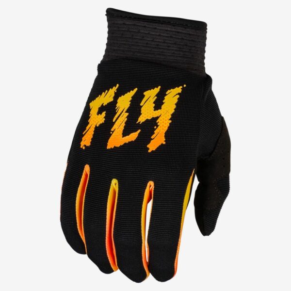 GANTS FLY F-16 NOIR/JAUNE/ORANGE YM/5