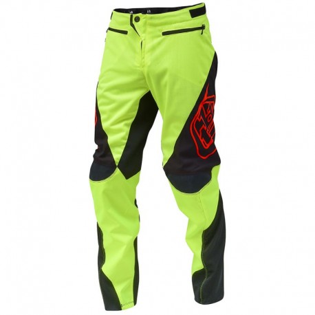 pantalon troy lee designs sprint flo yellow