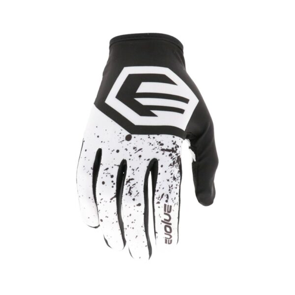 gants evolve splatter enfant white black