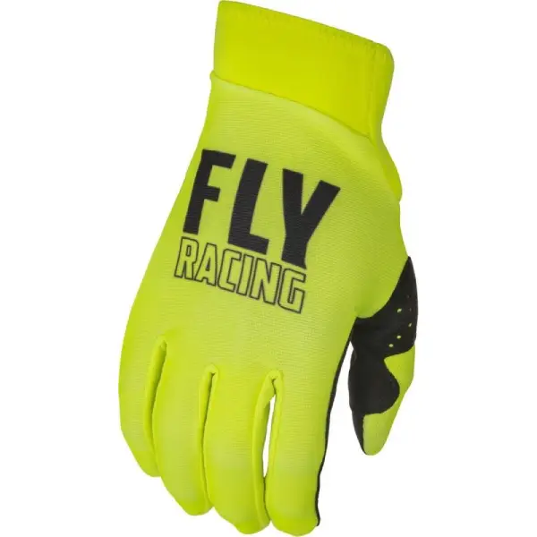 gants fly pro lite jaune fluo noir 1