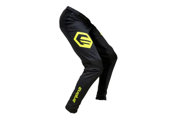 pantalon evolve send it black neon yellow enfant